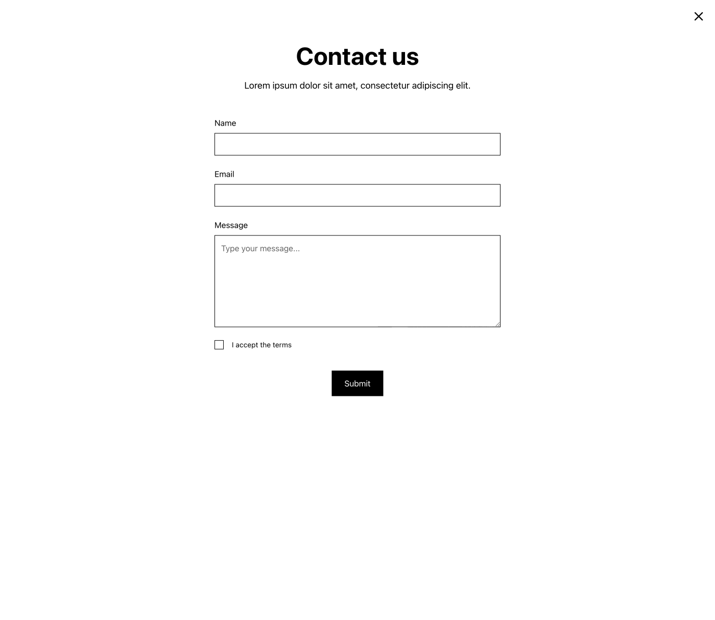 Preview of Contact Modal 5