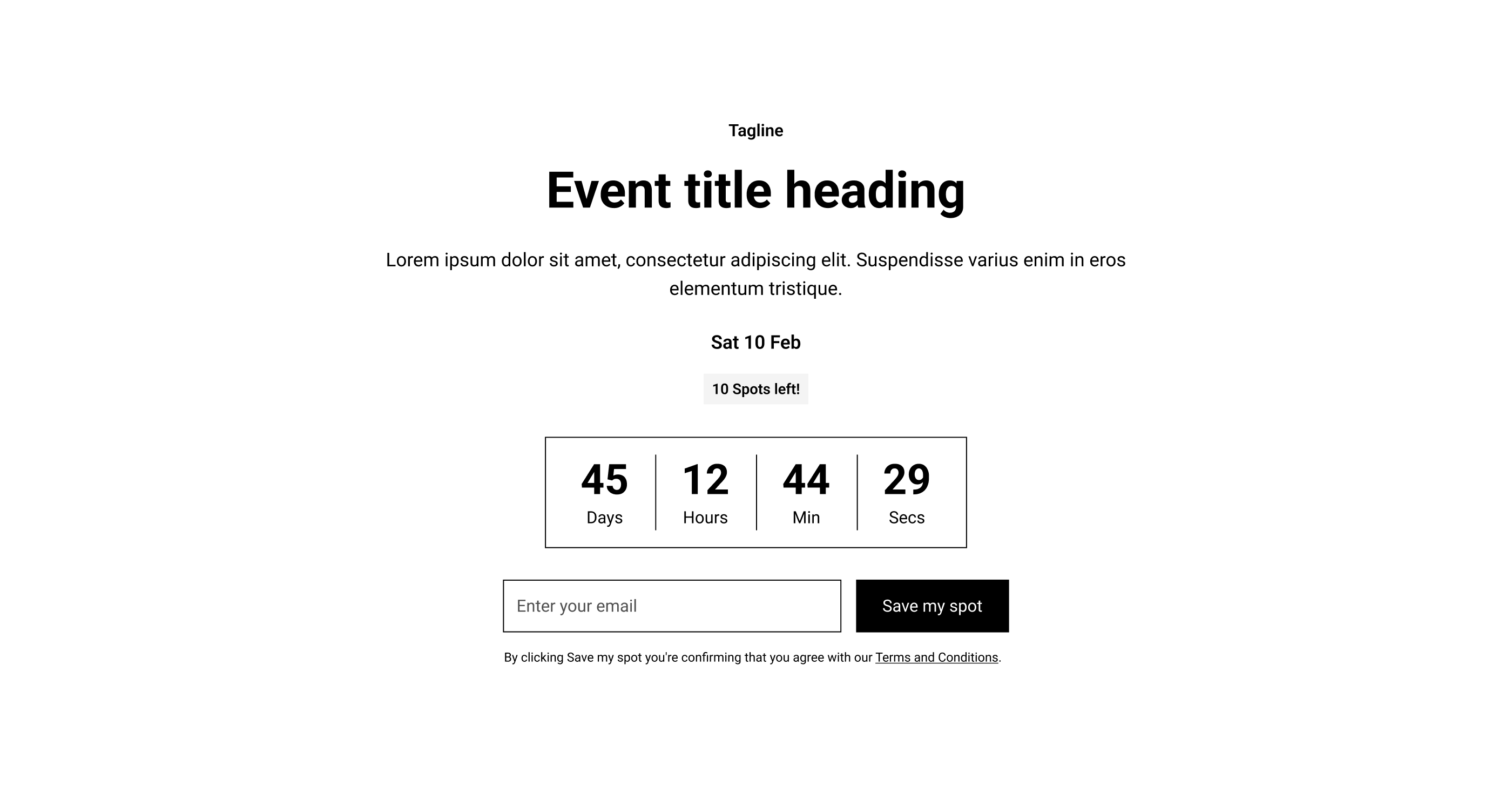 Preview of Event Item Header 2