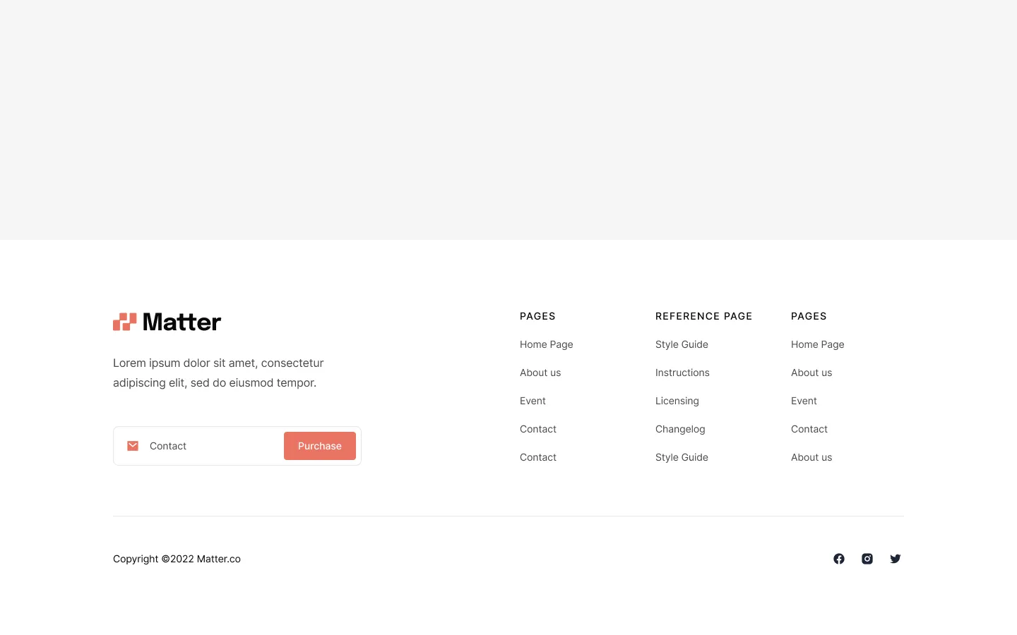 Preview of Matter Footer 01