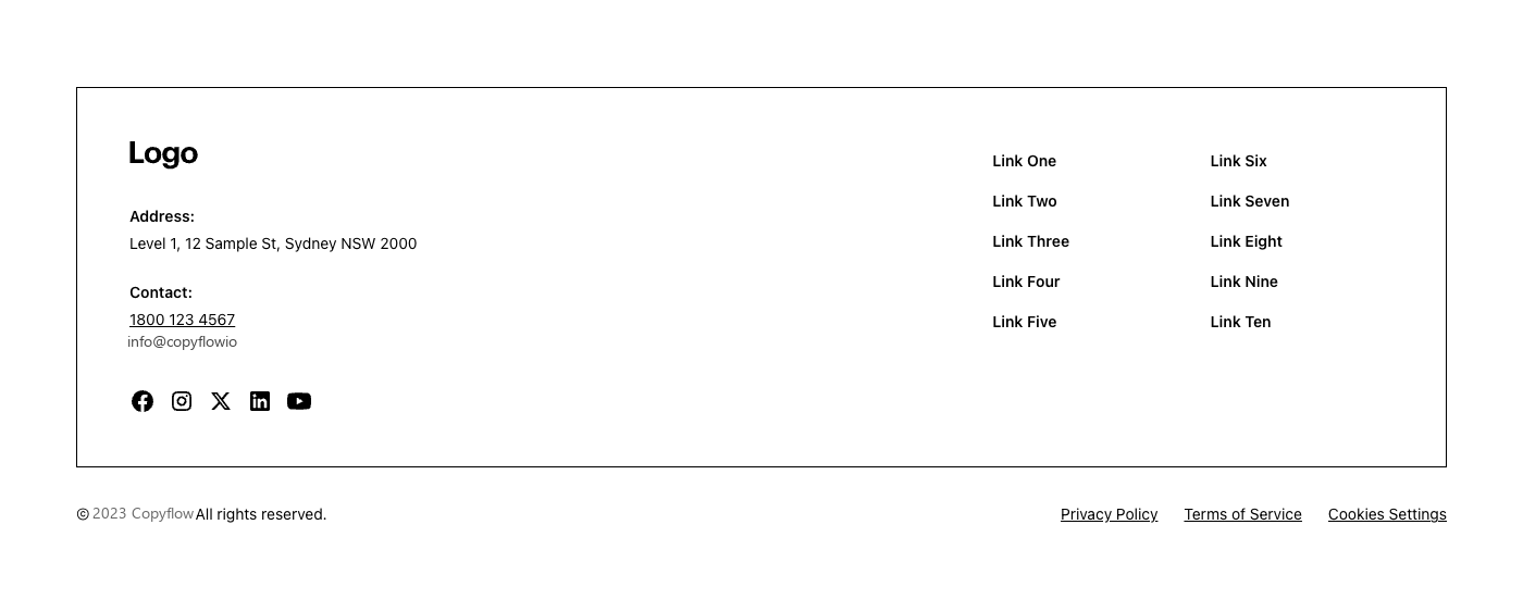 Preview of Footer 11