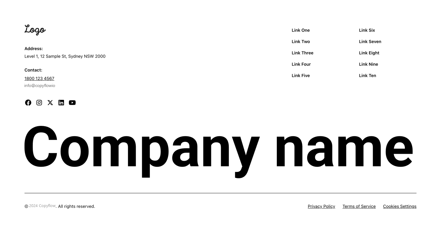 Preview of Footer 15