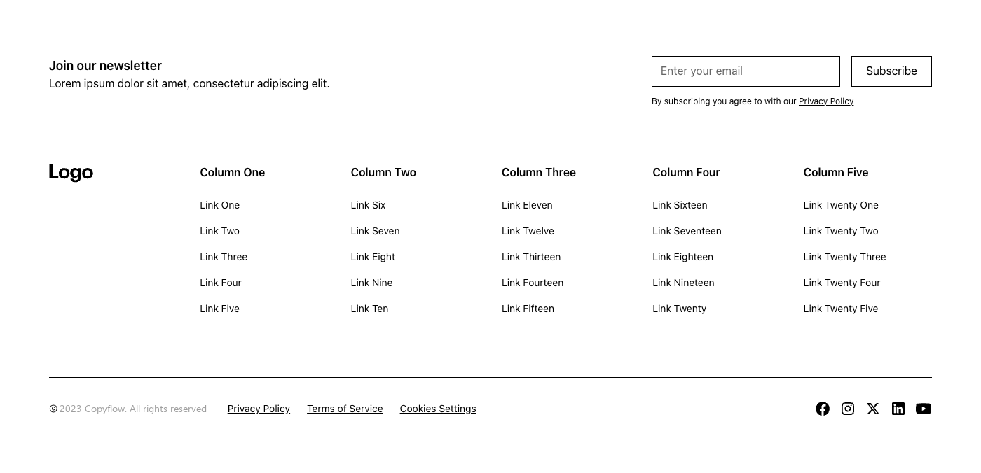 Preview of Footer 5