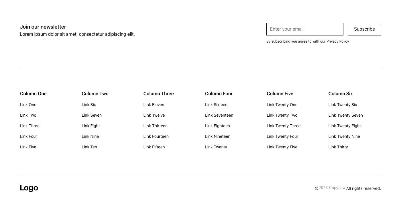 Preview of Footer 6