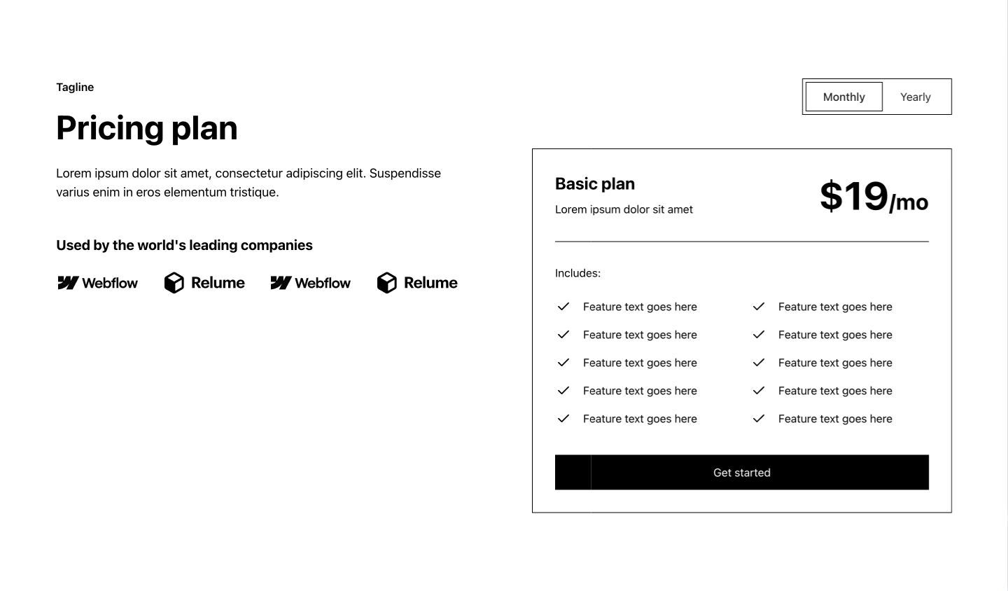 Preview of Pricing 35