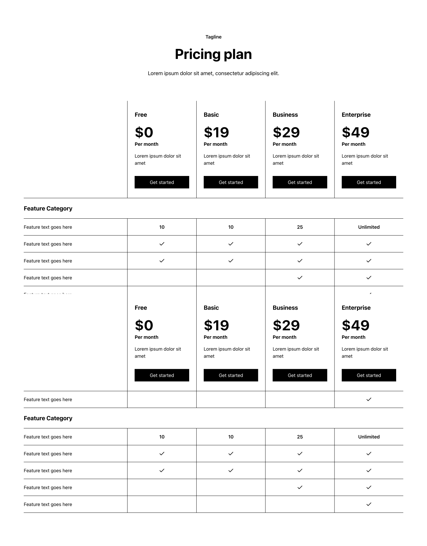 Preview of Pricing 54