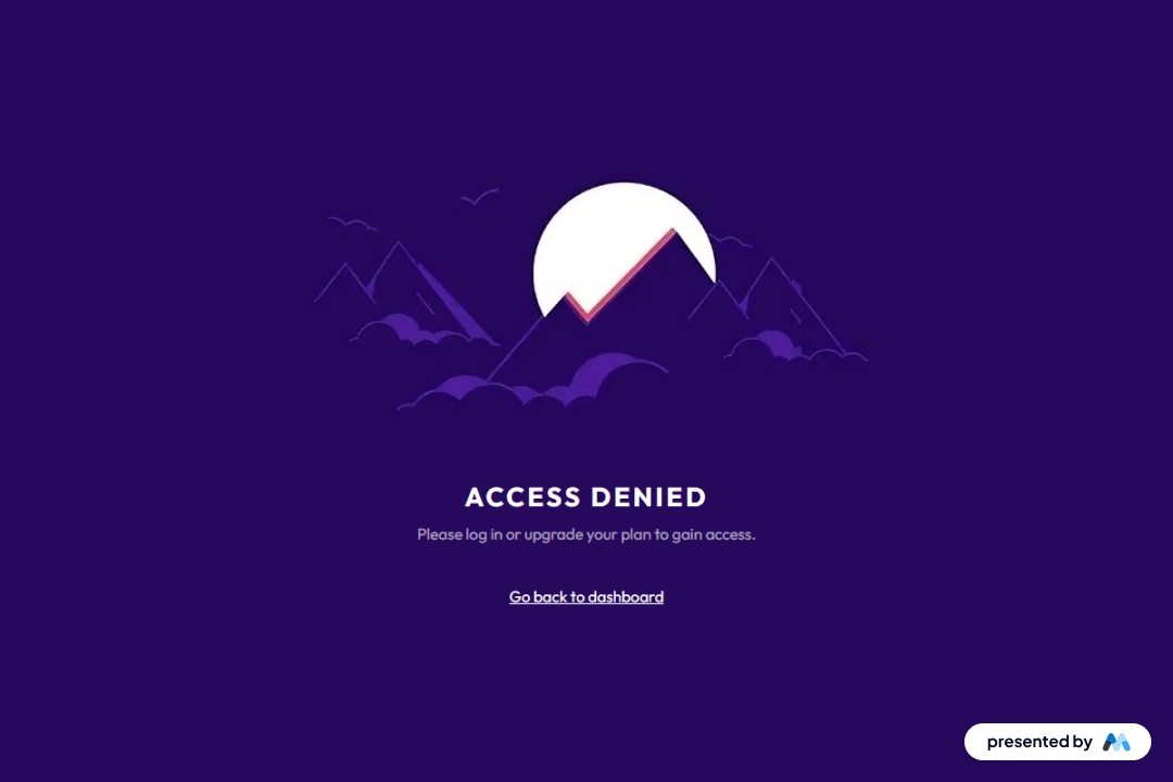 Preview of Purple Access Denied