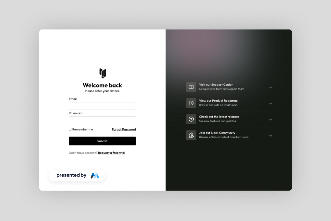 Preview of Glossy Login