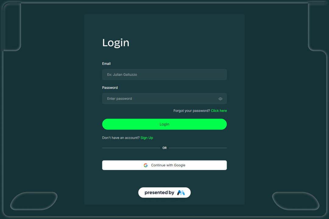 Preview of Invest Ui Login