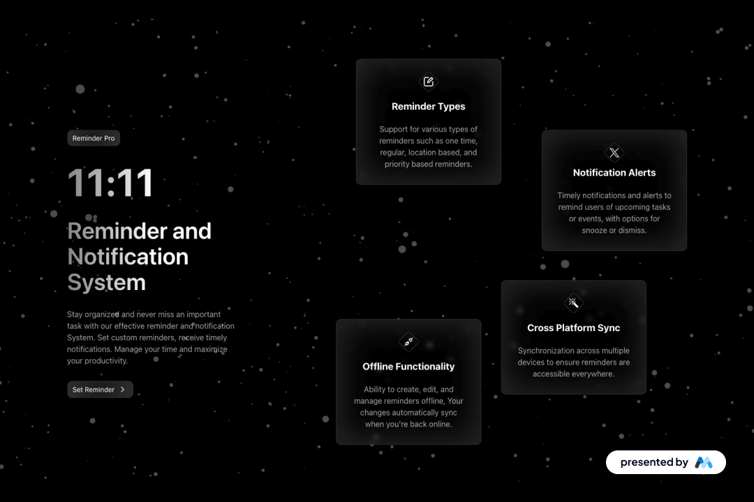 Preview of Dark Dynamic Reminder
