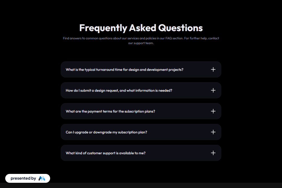 Preview of Dark Smooth Faq