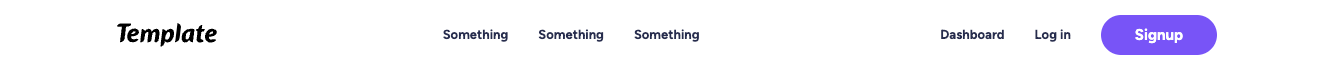 Preview of Standard Navbar Pair