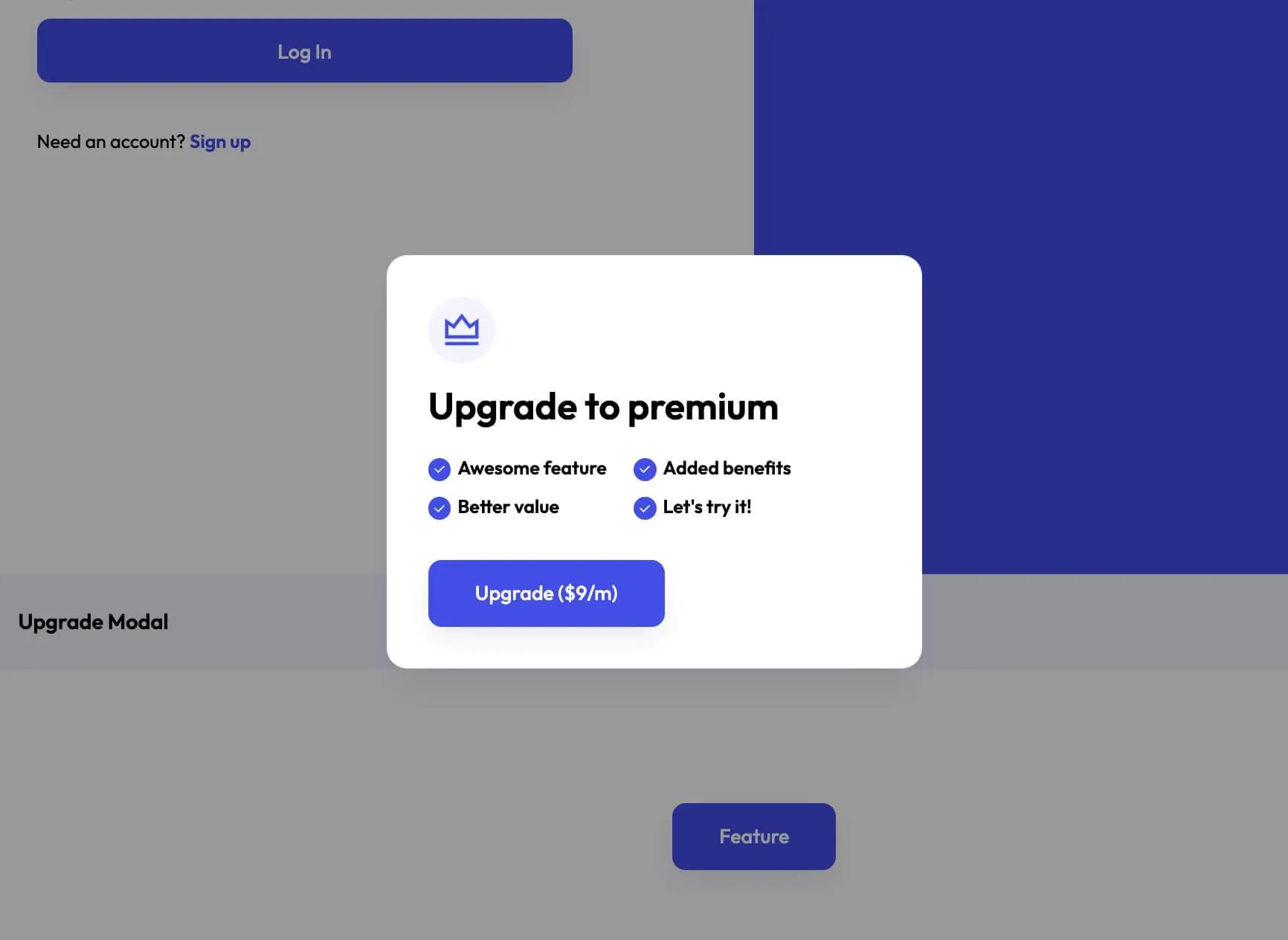 Preview of Upgrade Prompt 11