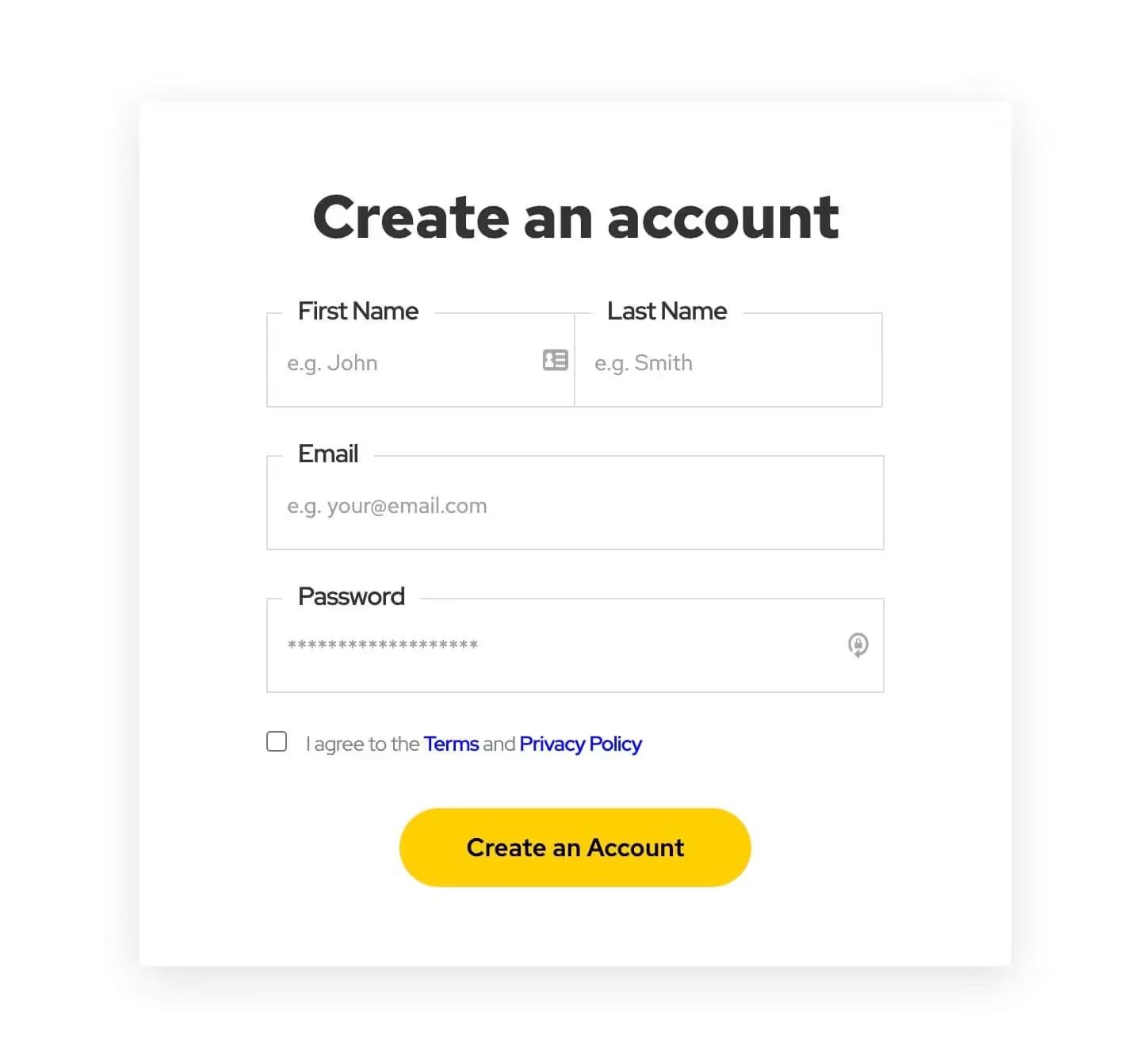 Preview of Square Signup