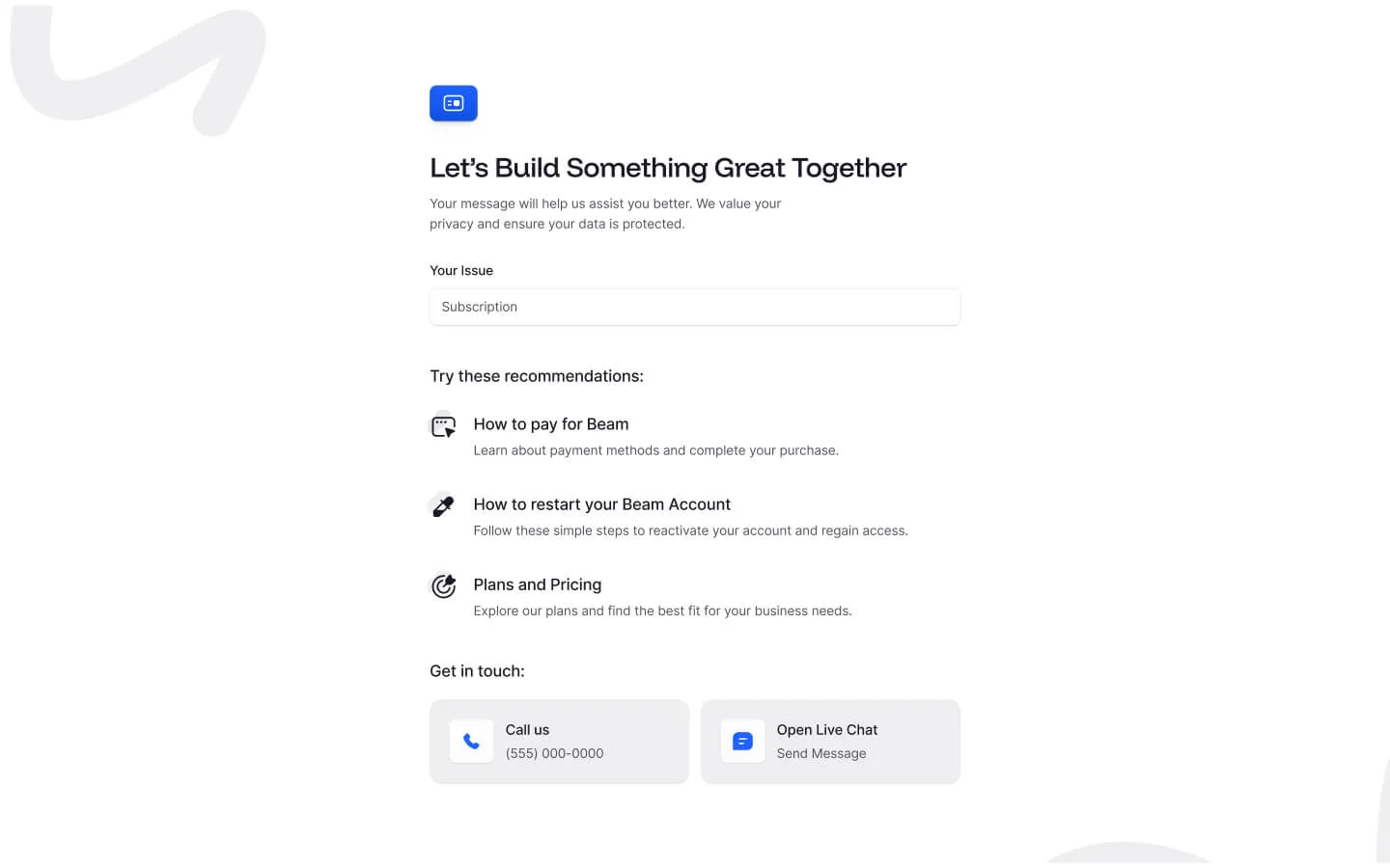 Preview of Beam Contact 02