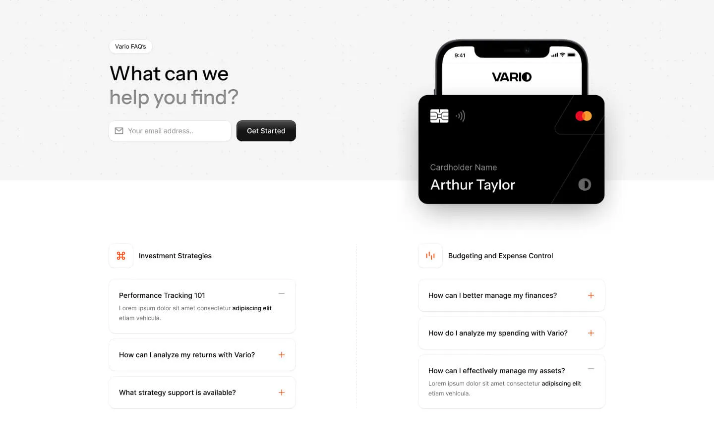 Preview of Vario Faq 01