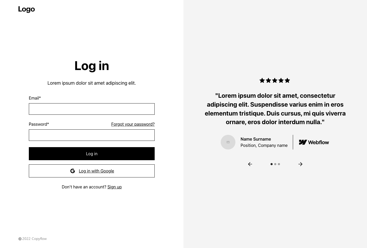 Preview of Log In 5