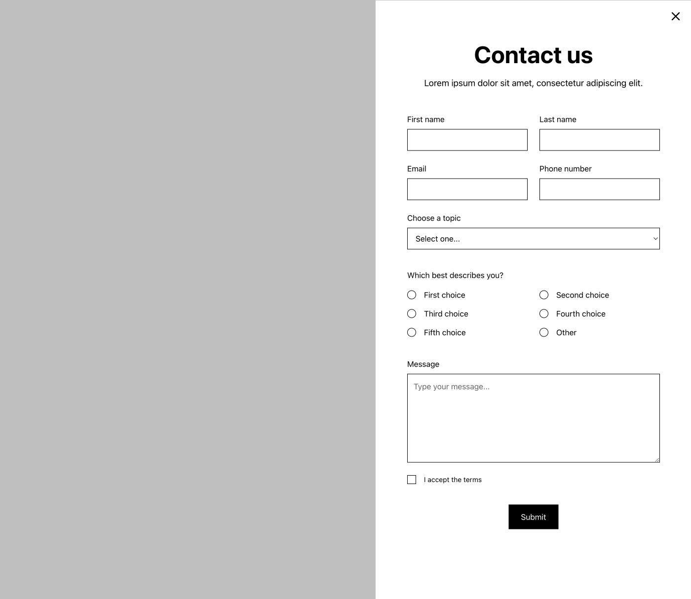 Preview of Contact Modal 4