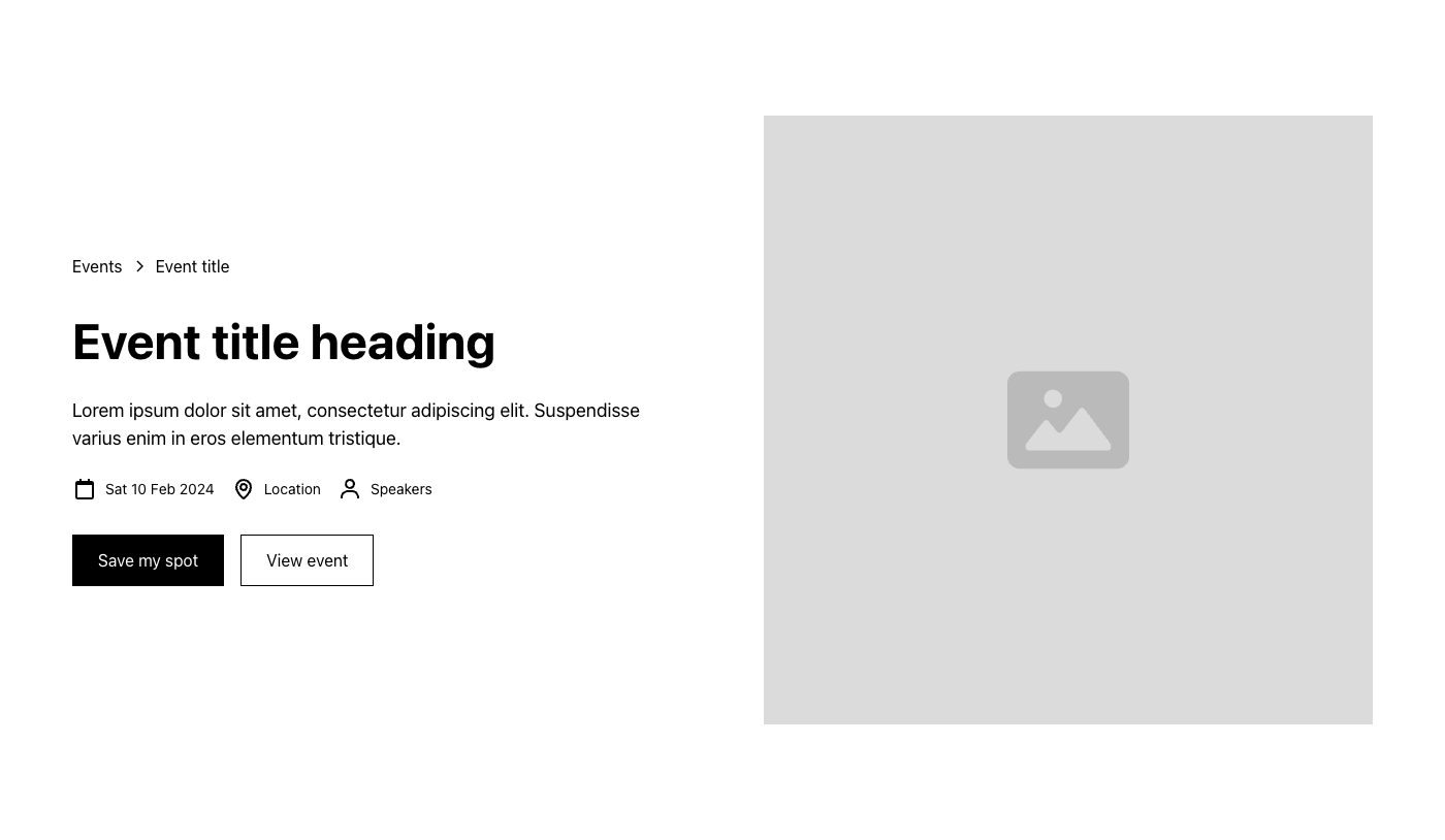 Preview of Event Item Header 6