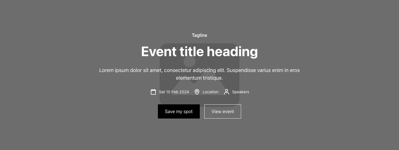 Preview of Event Item Header 8