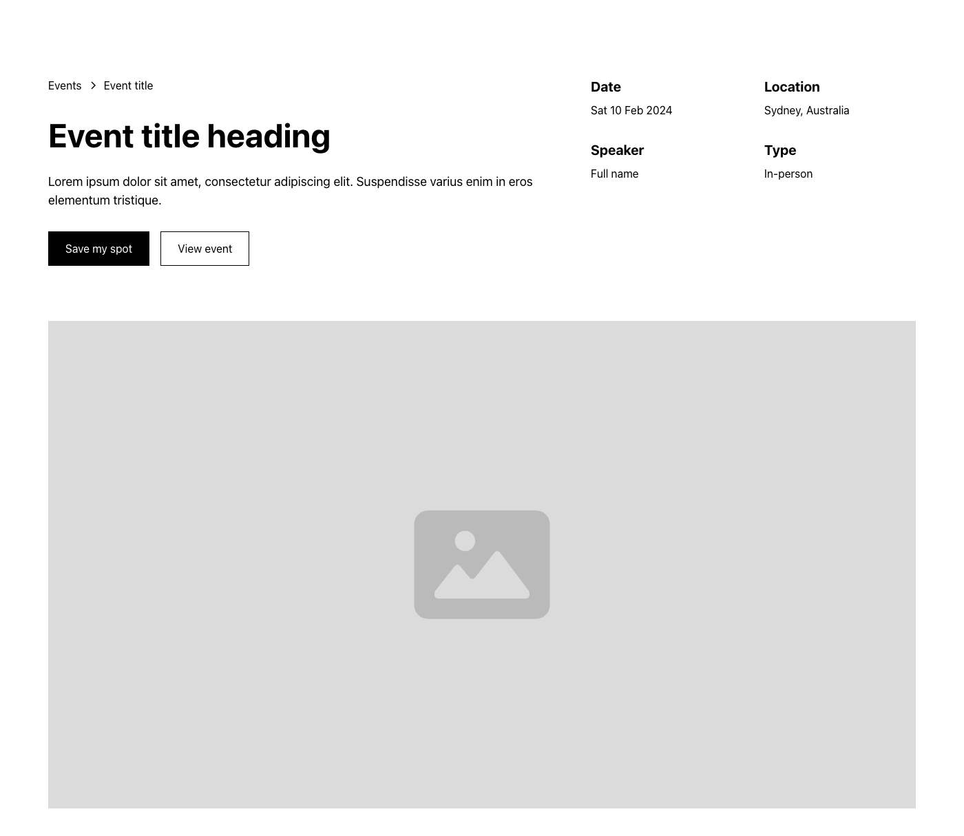 Preview of Event Item Header 9