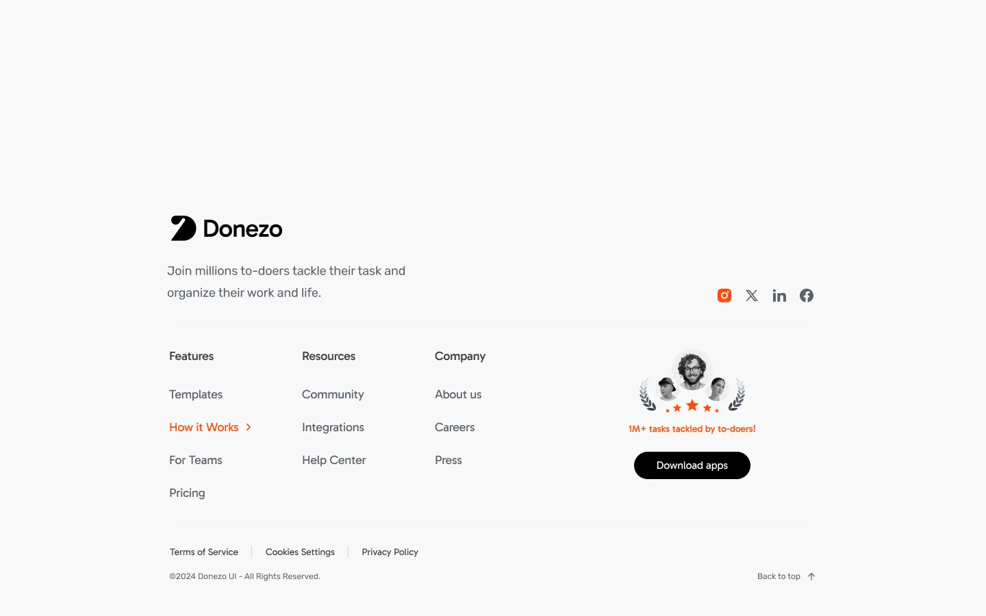 Preview of Donezo Footer 02