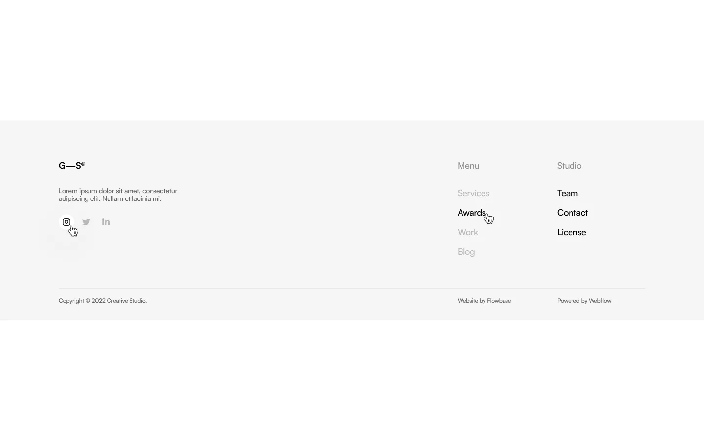 Preview of Gravity Footer 01