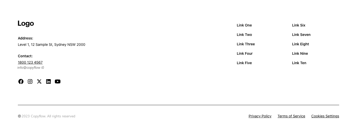 Preview of Footer 3