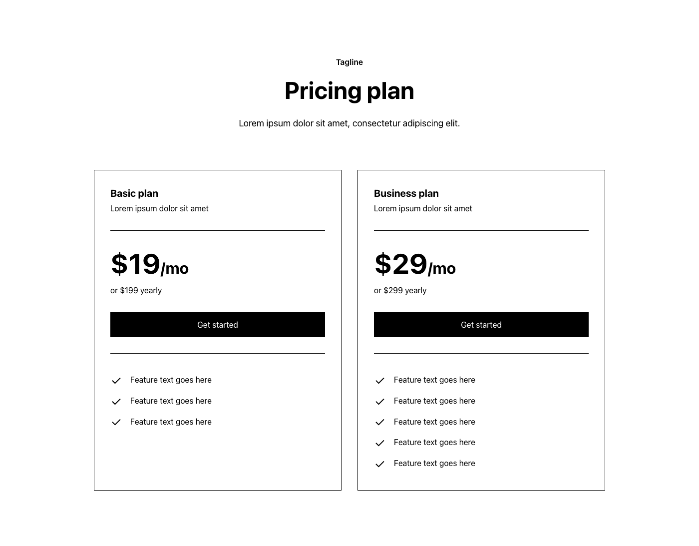 Preview of Pricing 12