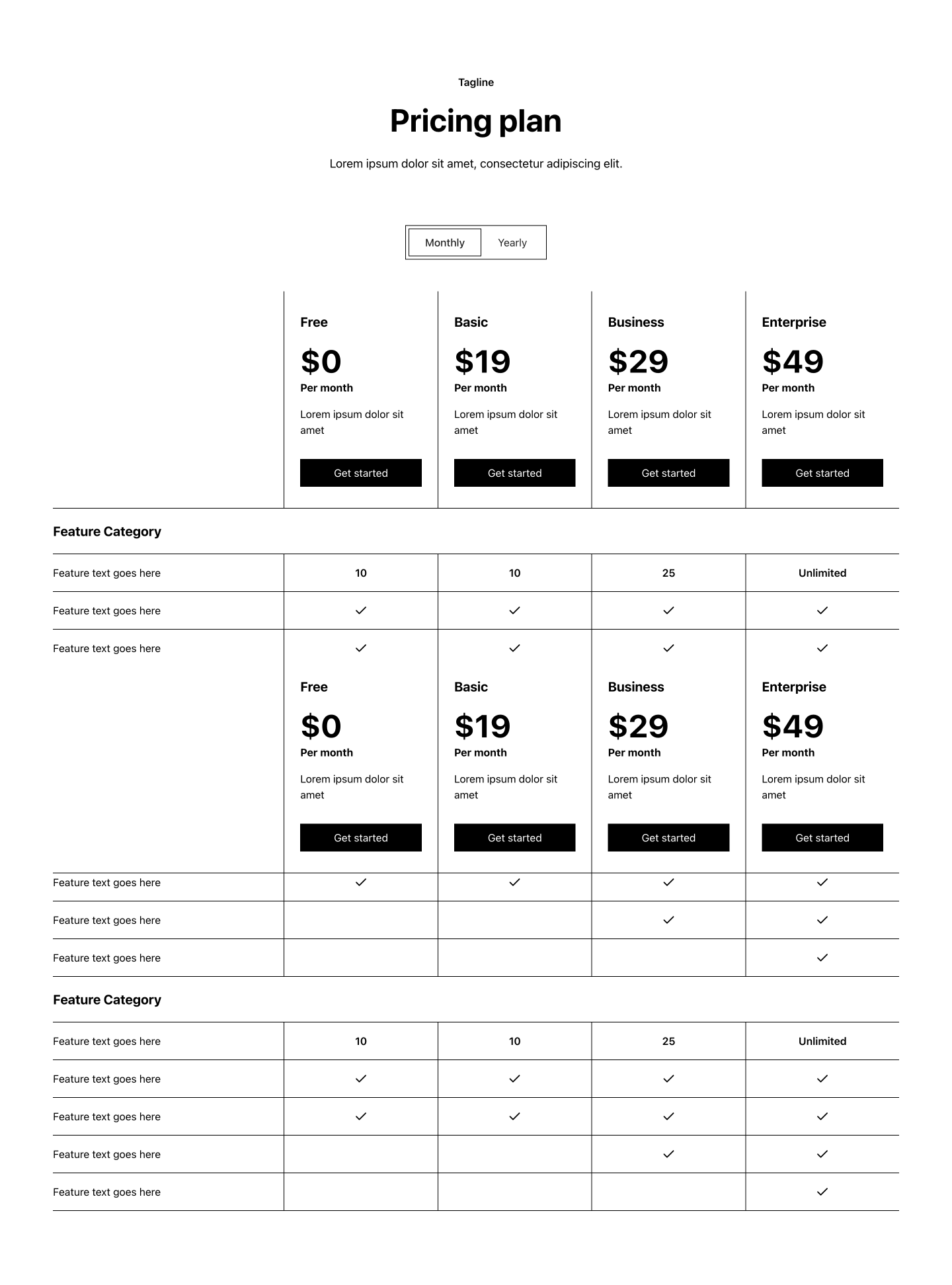 Preview of Pricing 56