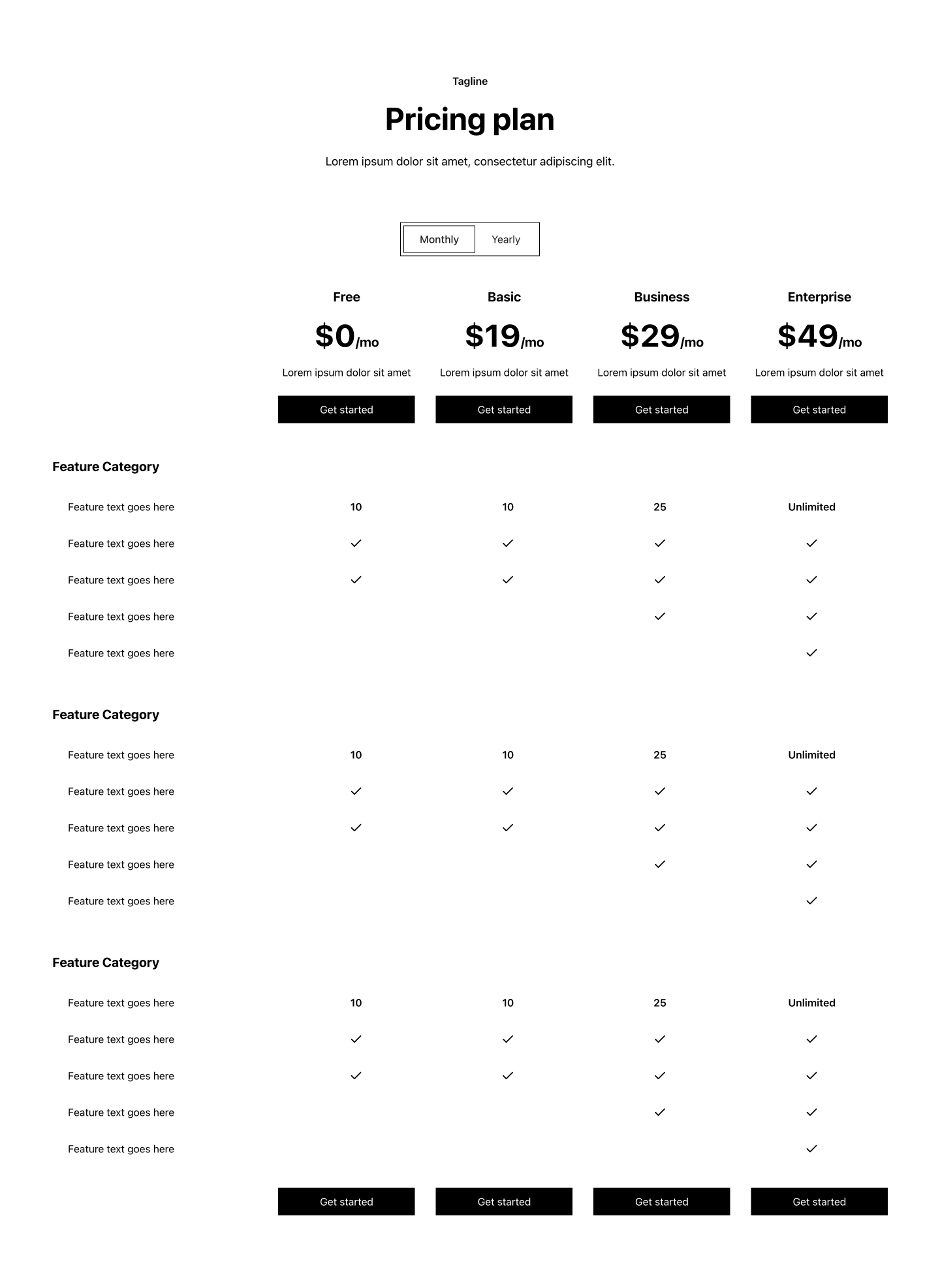 Preview of Pricing 57