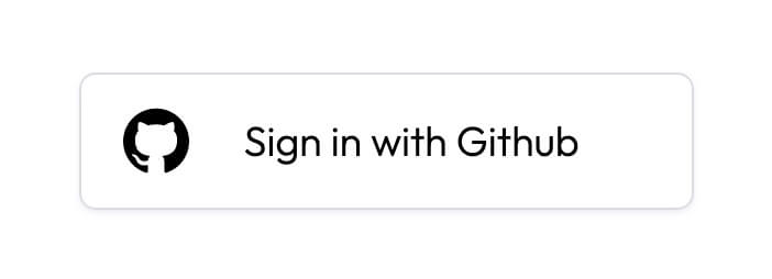 Preview of Github Social Login
