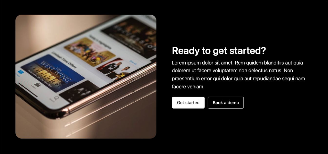 Preview of Dark Simple Cta