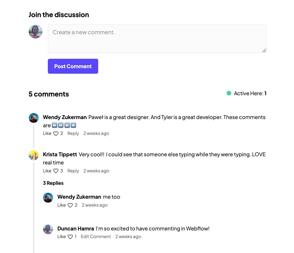 Preview of Community Discussion