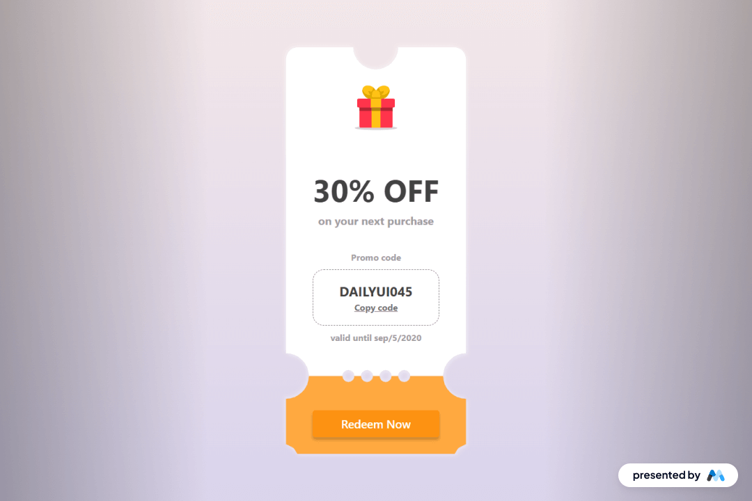 Preview of Dark Coupon Ticket