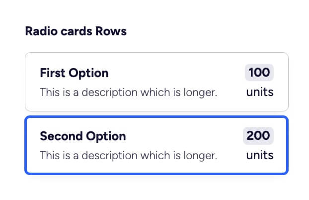 Preview of Radio Cards