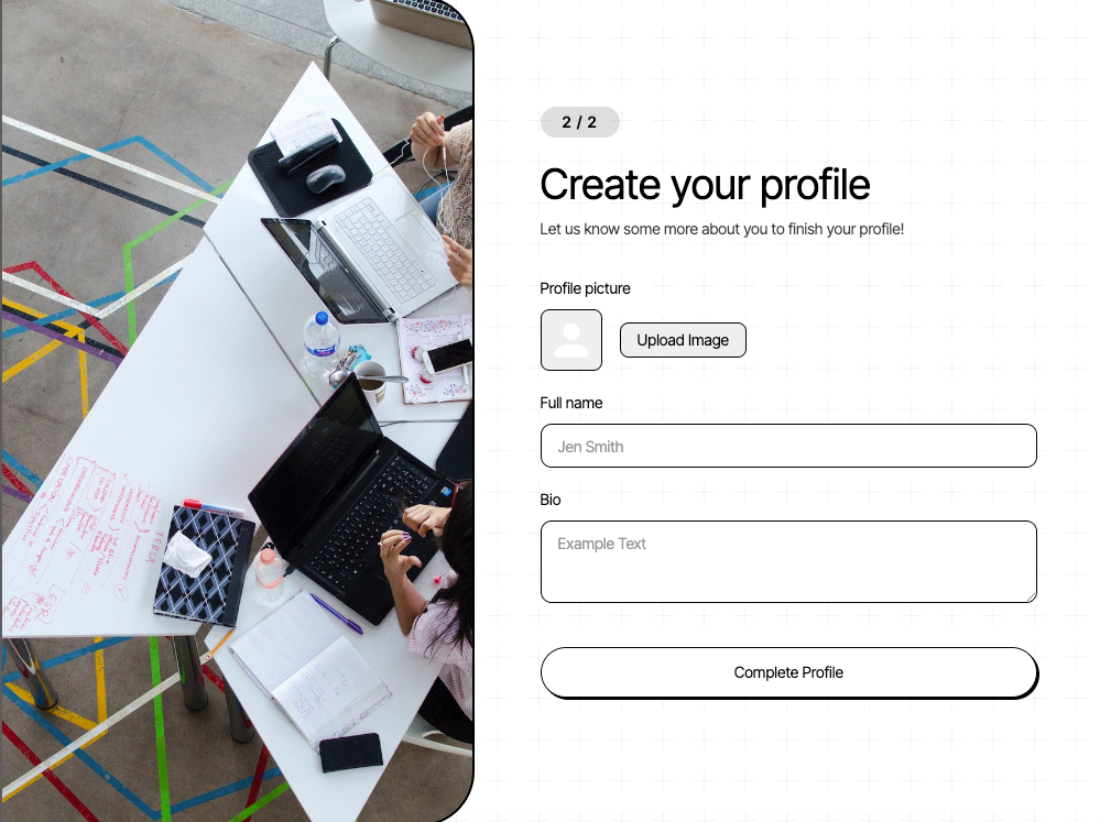 Preview of Custom Onboarding