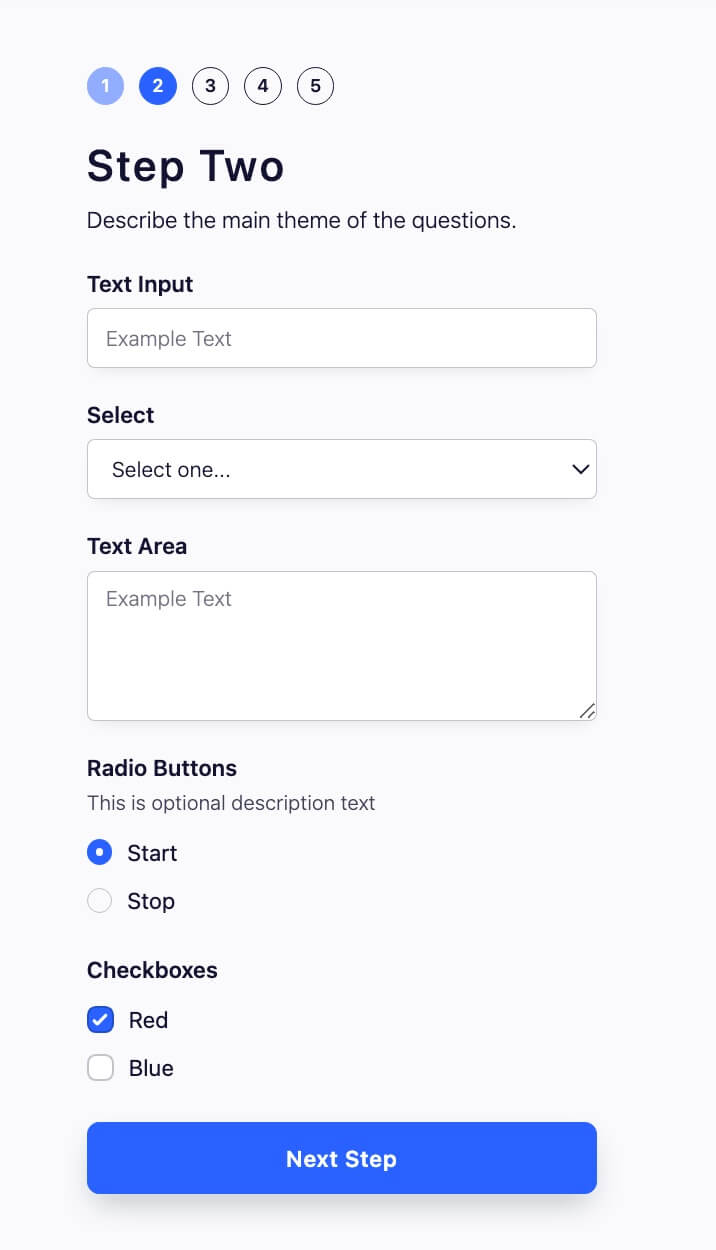 Preview of Onboarding Form