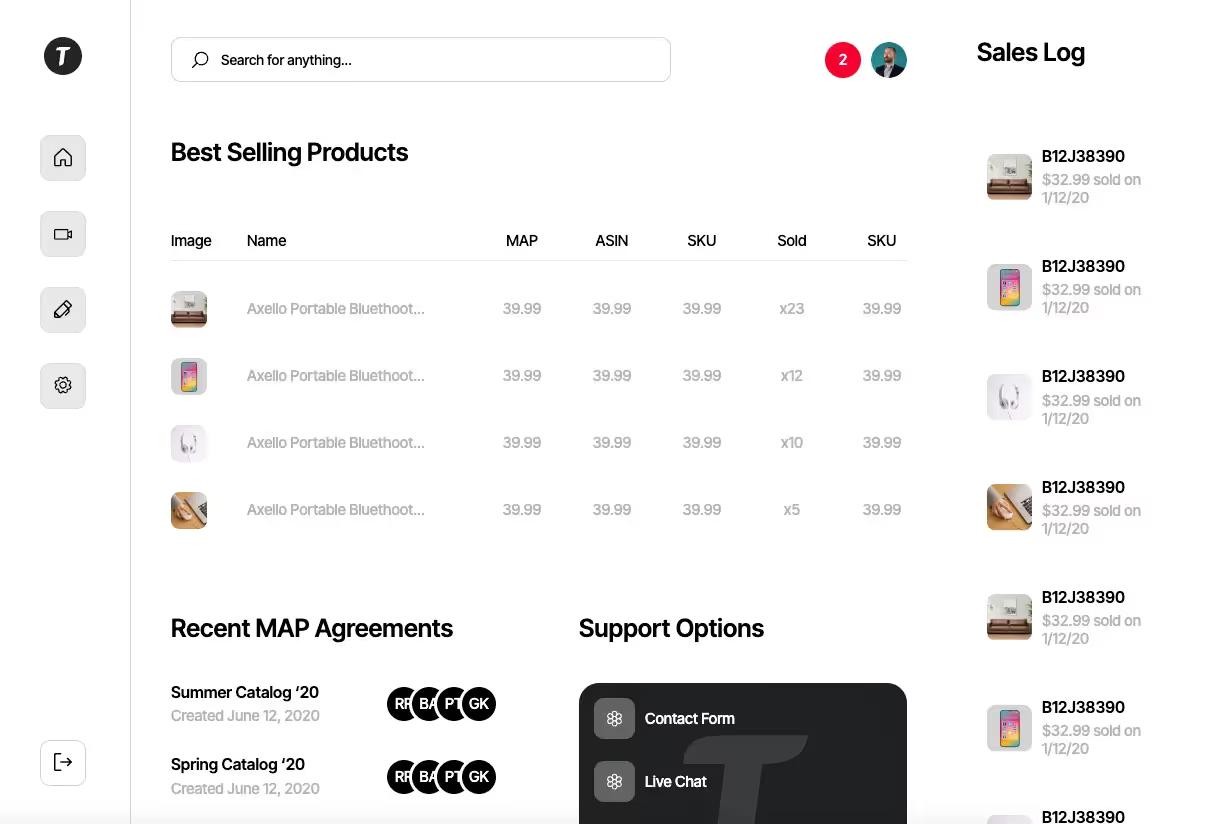 Preview of Inventory Dashboard