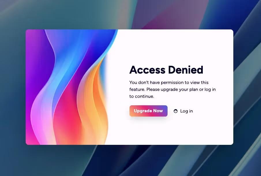 Preview of Gated Content Page