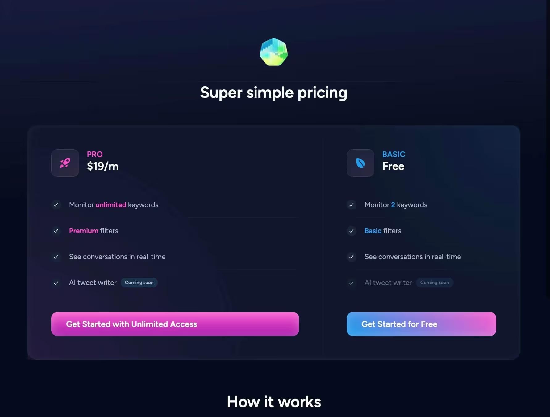 Preview of Free Pricing Table
