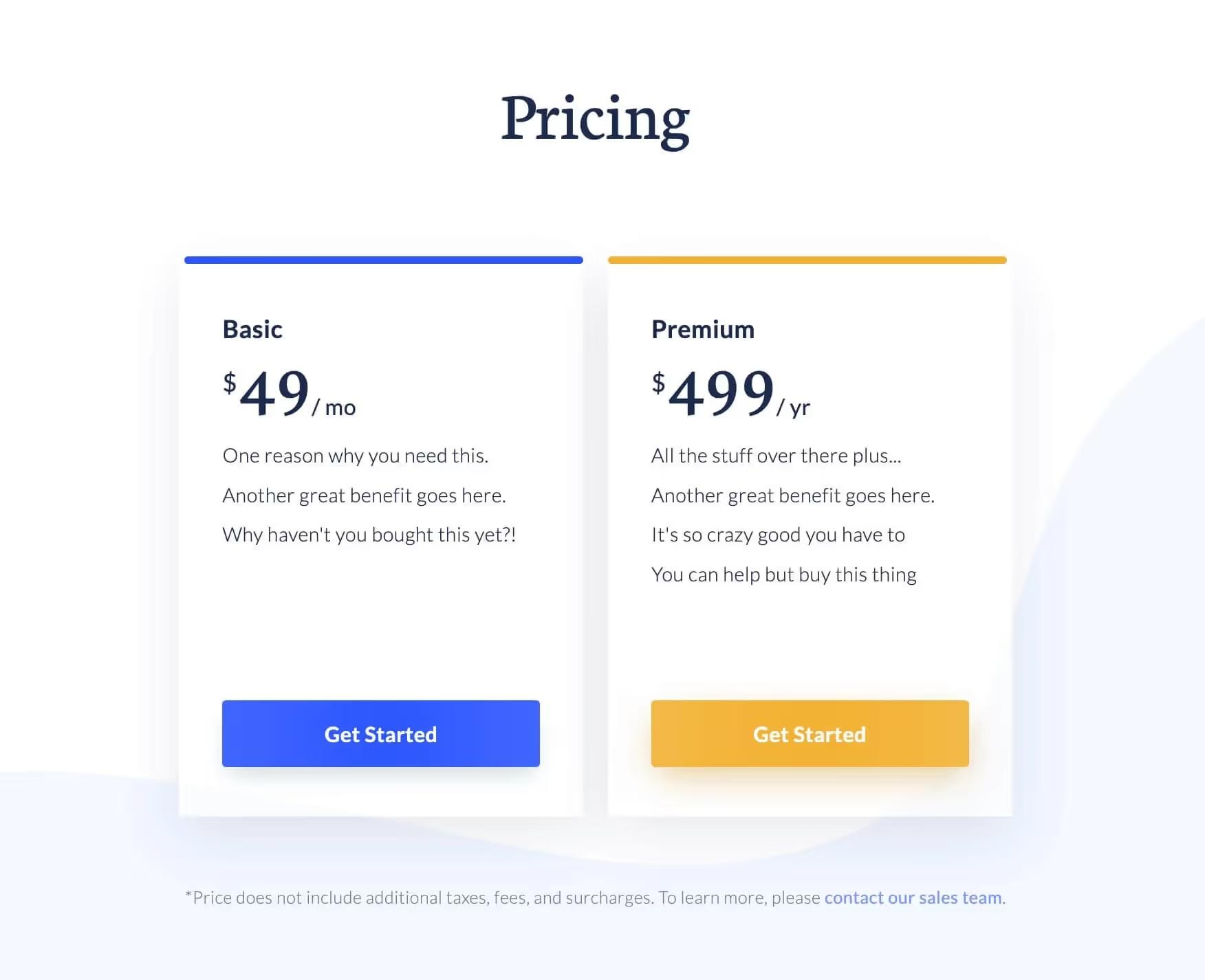 Preview of Pricing 1