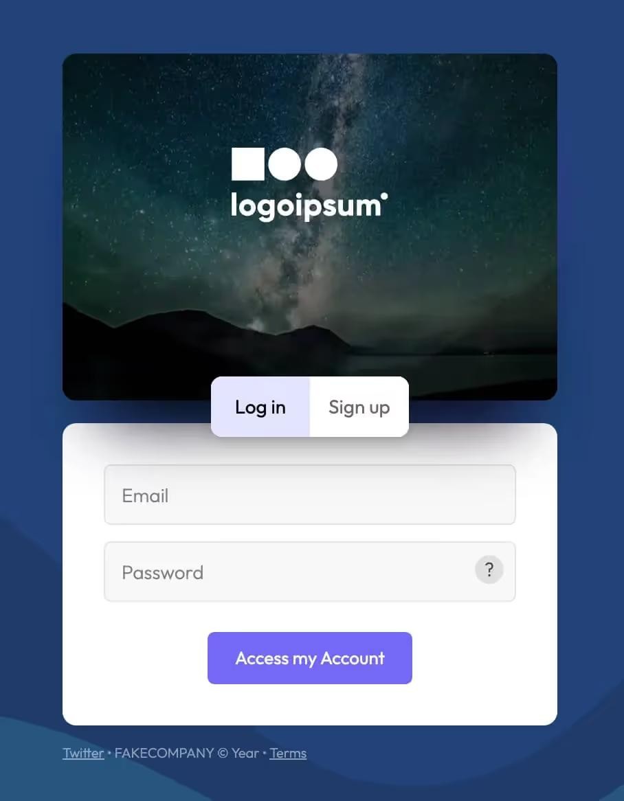 Preview of Video Card Signup