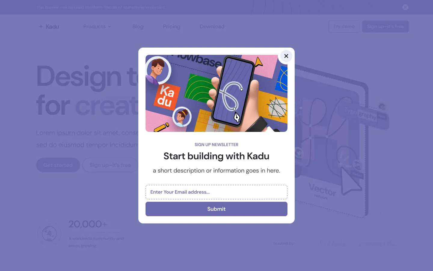Preview of Kadu Modal 01