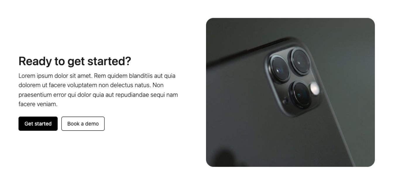 Preview of Image On Right Cta