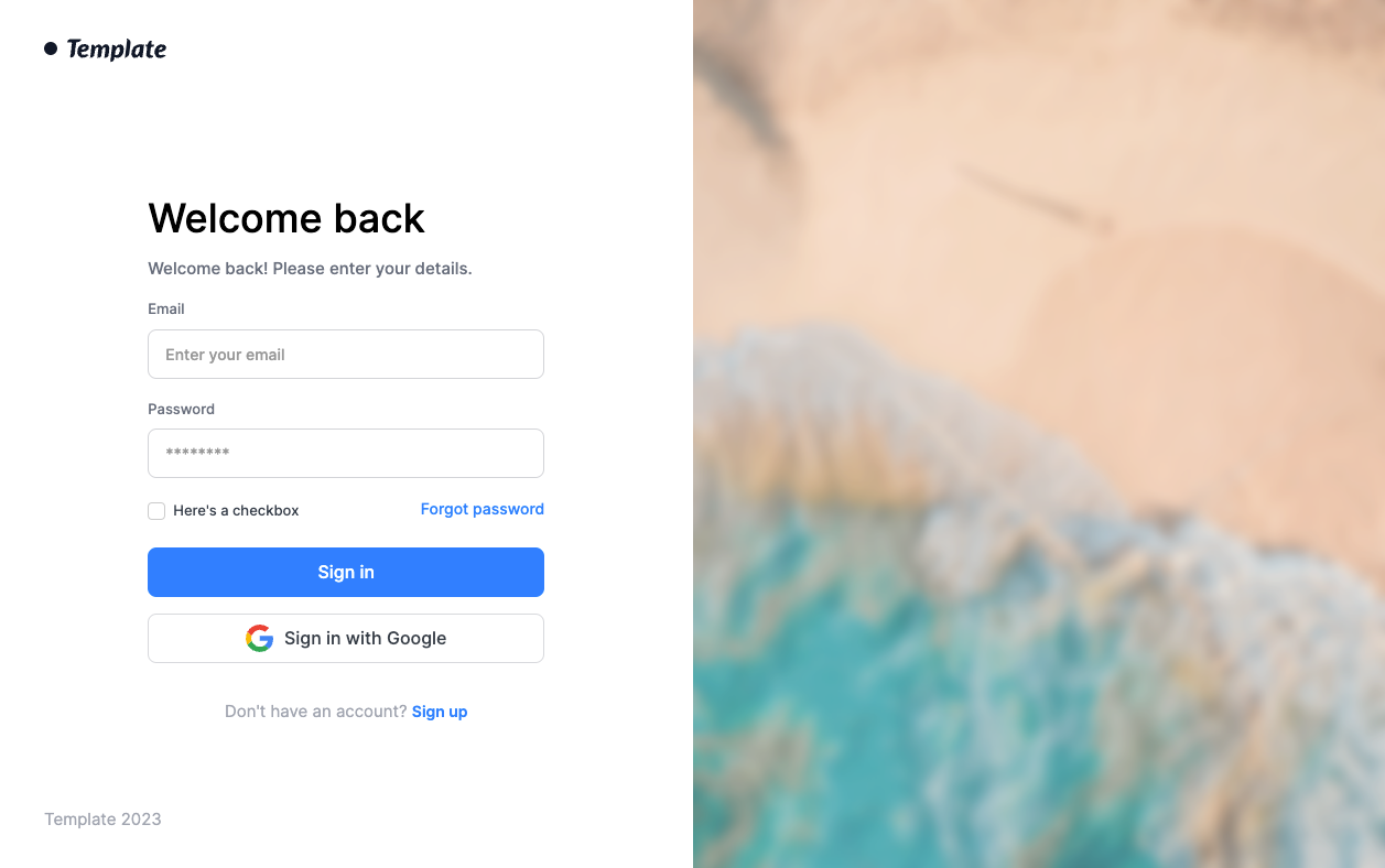 Preview of Modern Login Splitscreen