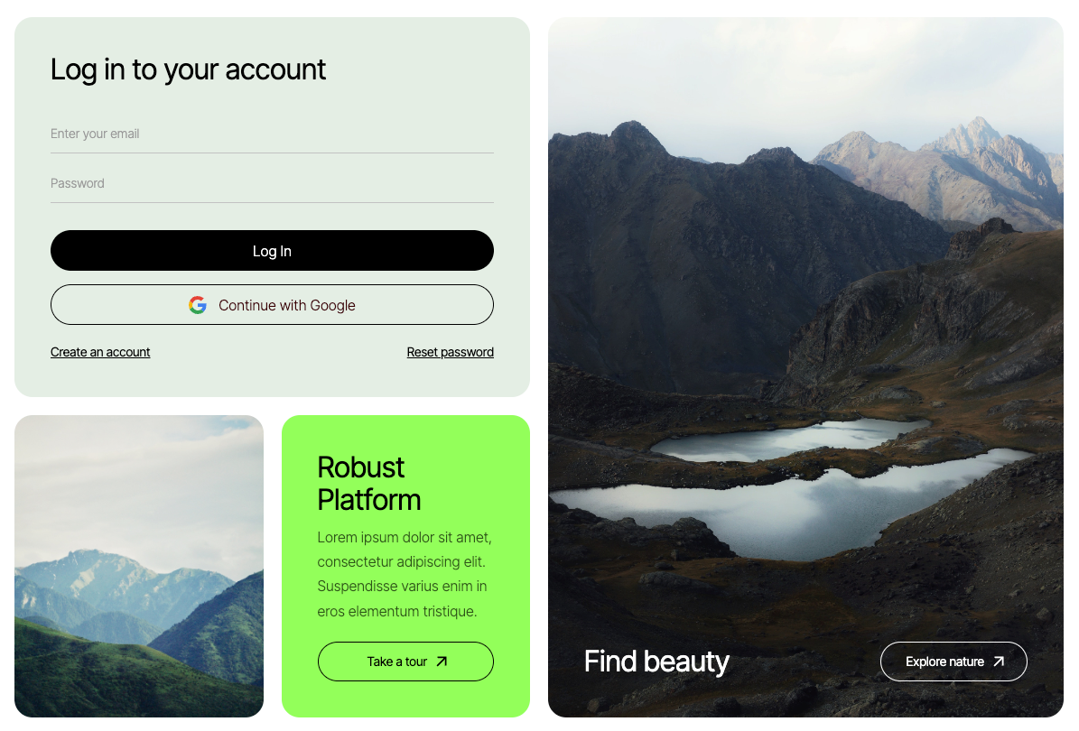 Preview of Quick Stack Login Form