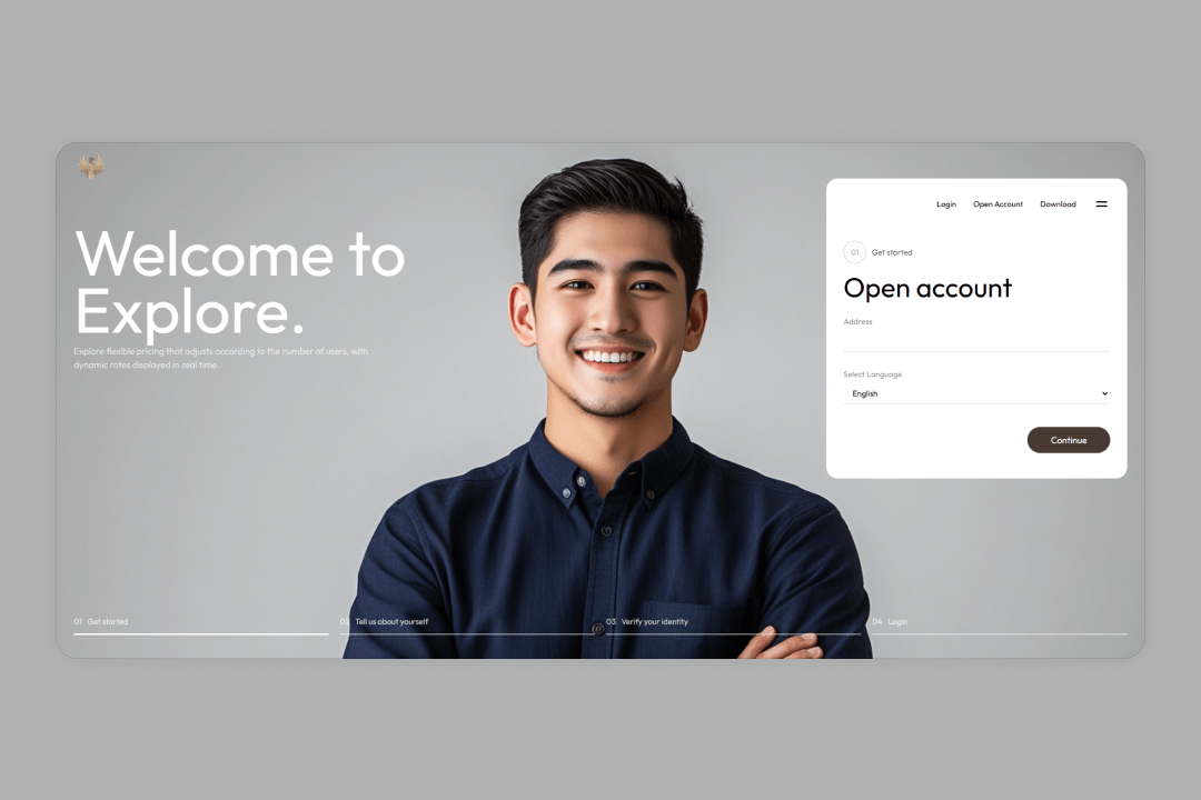 Preview of Stepwise Registration Ui