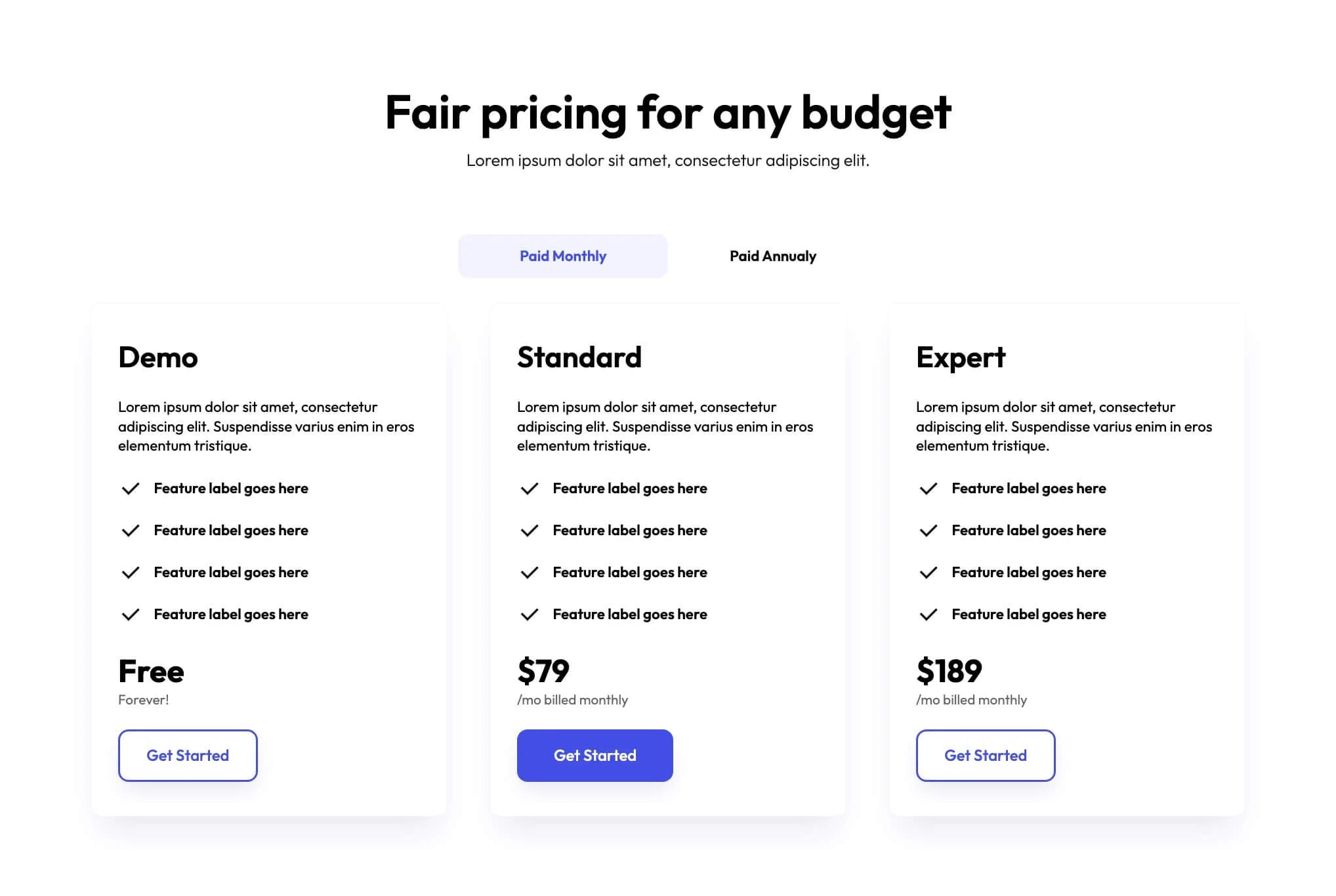 Preview of Webflow Pricing Table 11