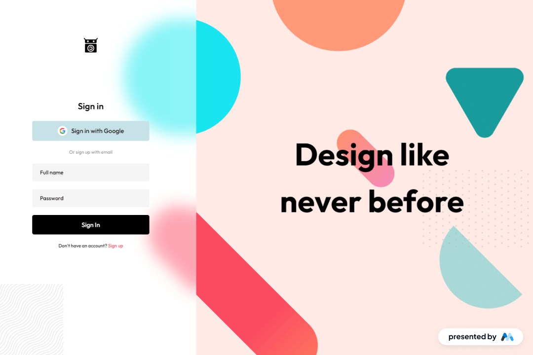 Preview of Modern Entry Ui