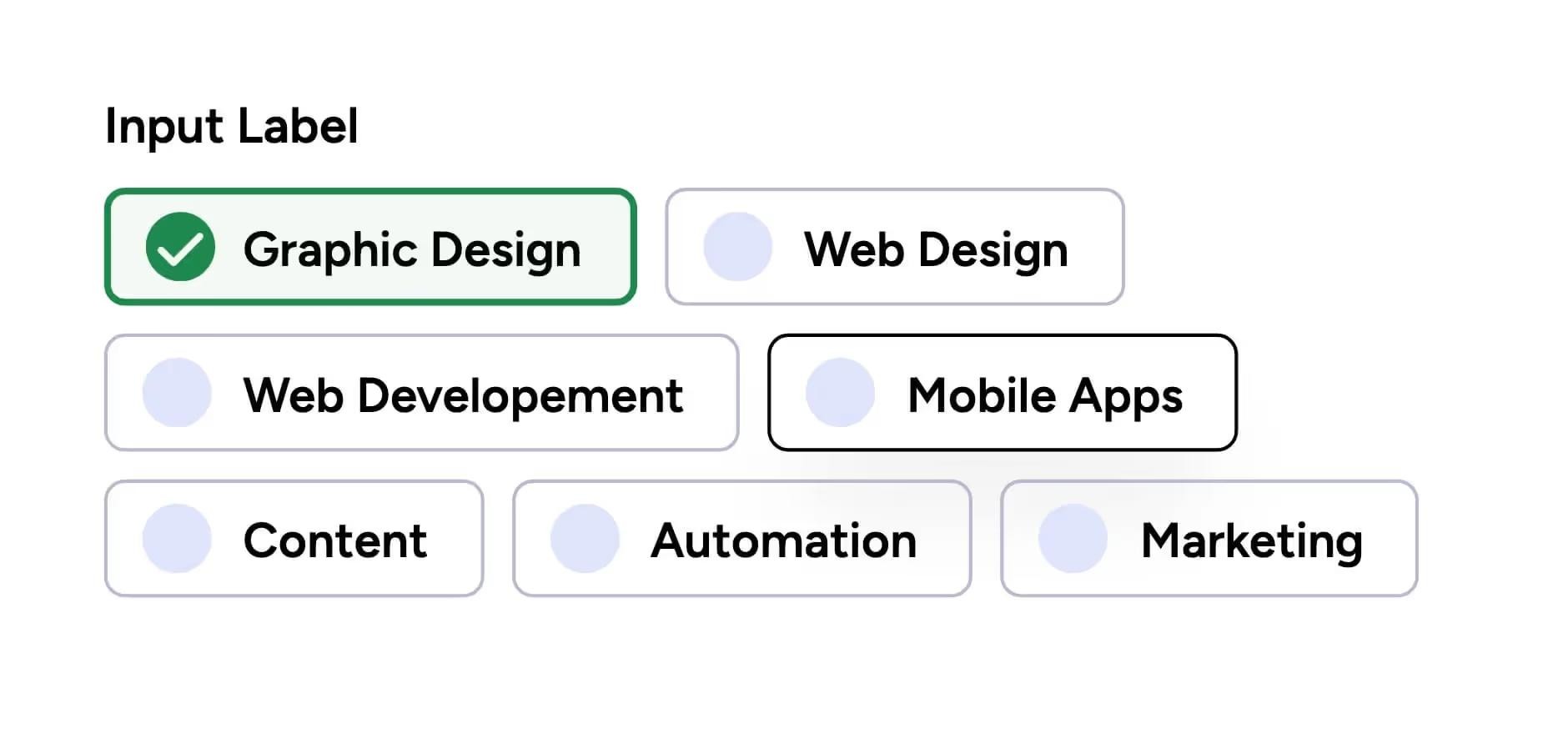 Preview of Custom Checkbox Buttons